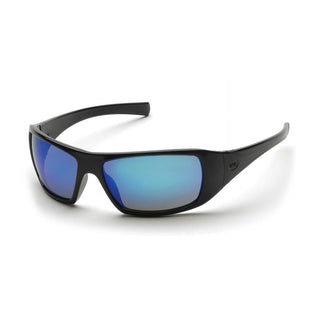 Pyramex SB5665D Ice Blue Mirror Lens with Black Frame