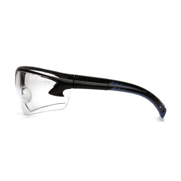 Pyramex PYSB5710D Venture 3 Clear Lens with Black Frame