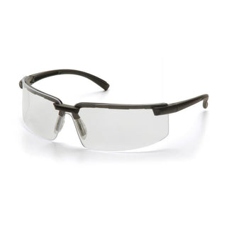 Pyramex SB6110ST Clear Anti-Fog Lens with Black Frame