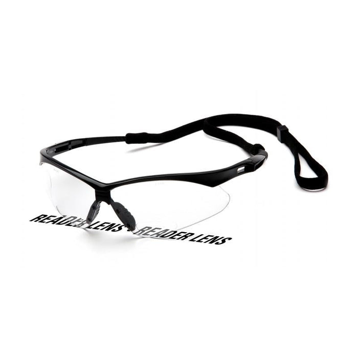Pyramex SB6310SPR20 Pmxtreme Clear +2.0 Reader Lens with Black Frame and Cord