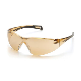 Pyramex SB7138S PMXSLIM Sandstone Bronze Lens with Black Temples