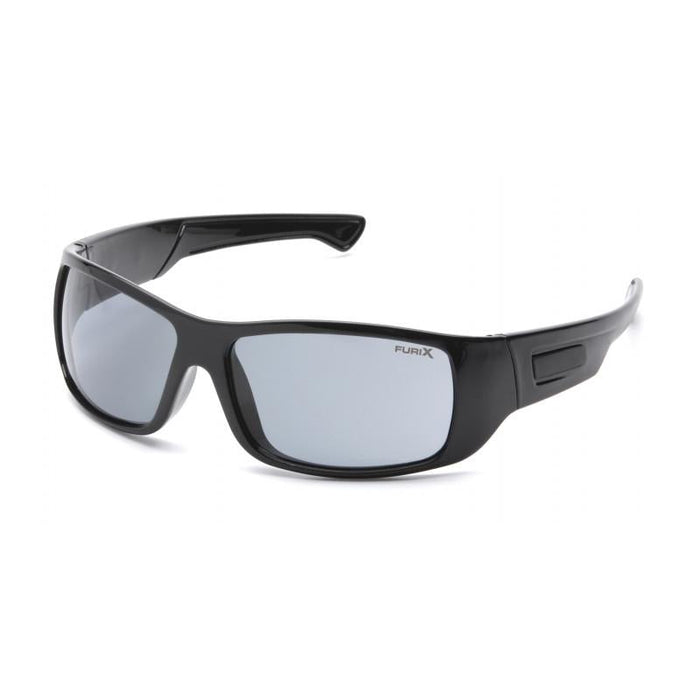 Pyramex SB8520DT Furix - Black Frame/Gray Anti-Fog Safety Glasses