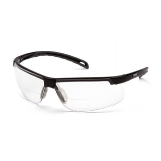 Pyramex SB8610R20 Clear +2.0 Reader Lens with Black Frame