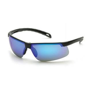 Pyramex SB8665D Pyramex Safety - Ever-Lite - Black Frame/Ice Blue Mirror Lens