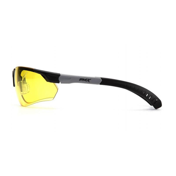 Pyramex SBG10130D Sitecore - Amber Lens with Black and Gray Temples