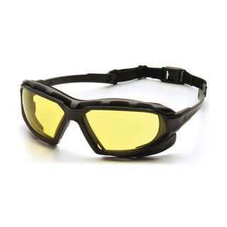 Pyramex SBG5030DT Amber H2X Anti-Fog Lens with Black/Gray Frame