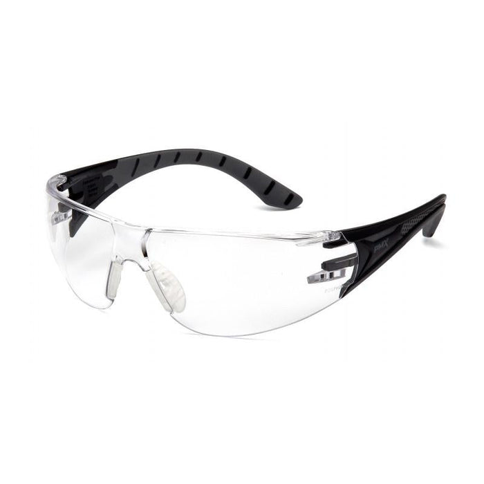 Pyramex PYSBG9610ST Endeavor Plus - Black and gray temples with clear H2X AF lens