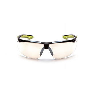 Pyramex SBL10510DTM Pyramex Safety - Black-lime frame / clear H2MAX anti-fog lens