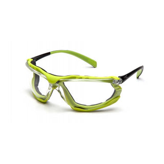 Pyramex SBL9310STM Proximity Clear H2MAX Anti-Fog Lens with Black/Lime Frame