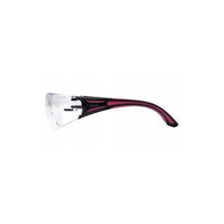 Pyramex SBP9610S Clear Lens with Black and Pink Temples