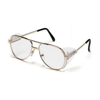 Pyramex SG310A Pathfinder - Gold Metal Frame/Clear Lens