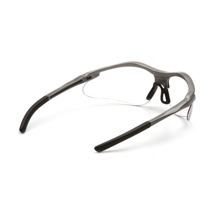 Pyramex SG3710D Fortress Clear Lens with Gray Frame