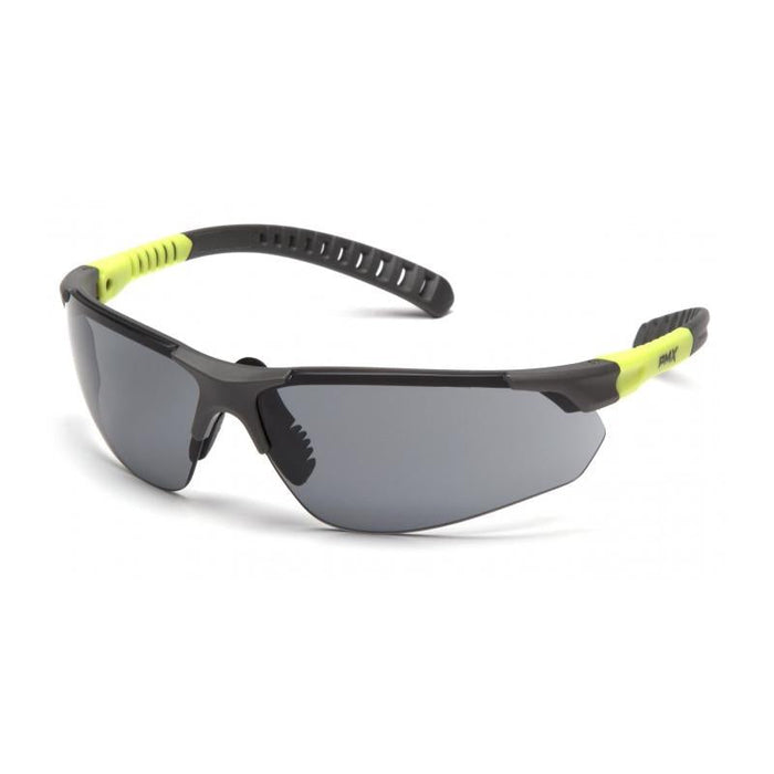 Pyramex SGL10120DTM Sitecore - Gray H2MAX Anti-Fog Lens with Gray and Lime Temples