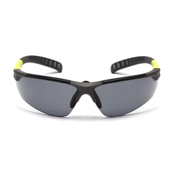 Pyramex SGL10120DTM Sitecore - Gray H2MAX Anti-Fog Lens with Gray and Lime Temples