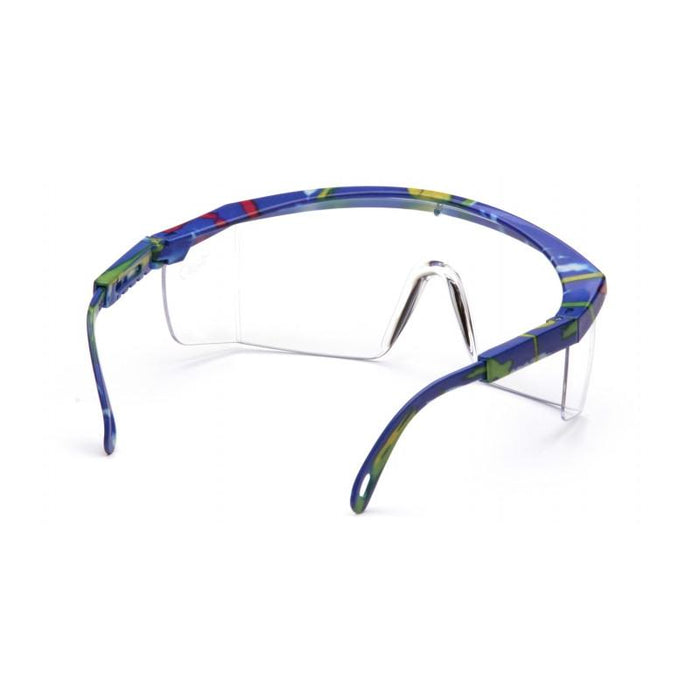 Pyramex SM410S Integra Clear Lens with Mixed Blue Frame