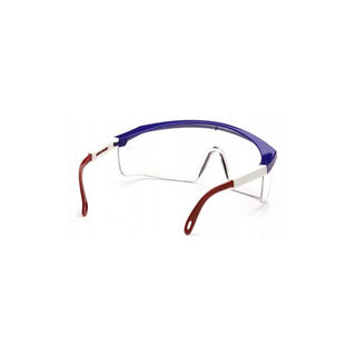 Pyramex SNWR410S Clear Lens with Red, White, and Blue Frame