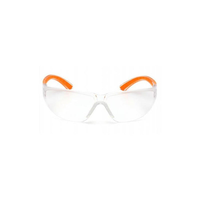 Pyramex SO3610S Cortez Clear Lens with Orange Temples