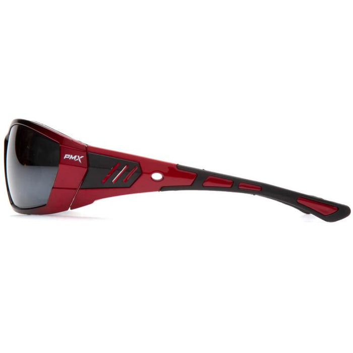 Pyramex SR10870D Silver Mirror Lens with Padded Red Frame