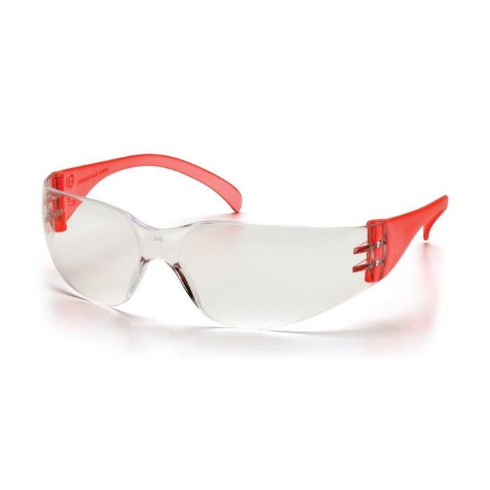 Pyramex SR4110S Intruder - Red Temples/Clear-Hardcoated Lens