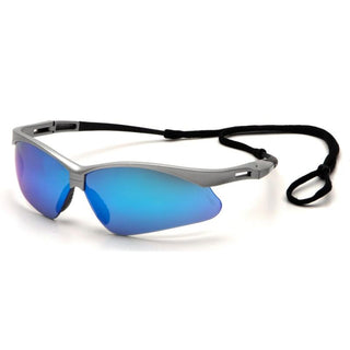 Pyramex SS6365SP Ice Blue Mirror Lens with Silver Frame