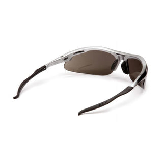 Pyramex SSB4570D Silver Mirror Lens with Silver Black Frame