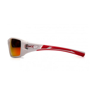 Pyramex SWR10455D Velar Sky Red Mirror Lens with White and Red Frame