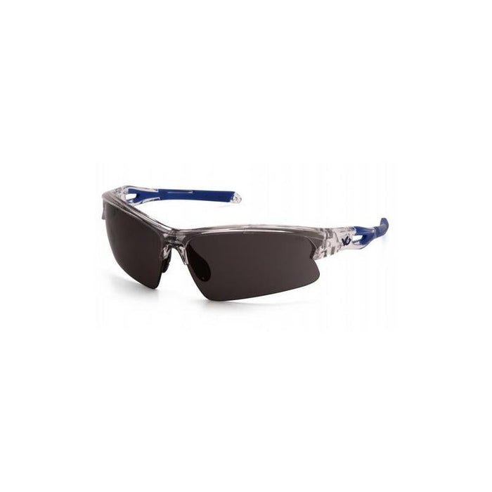 Pyramex VGSC1620T Gray Lens with Clear/Blue Frame