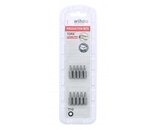 Wiha Tools 71510 T10 x 38mm TORX® Insert Bit, 10 Pack