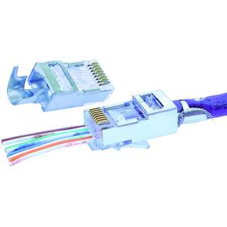 Platinum Tools 106180 RJ45 Cat5E Shielded High Performance, 100-Pack