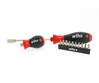 Wiha Tools 38490 Computer Tech Bit Set With Stubby and 9-Inch Bit Holder