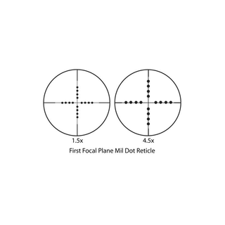 Barska AC10770 1.5-4.5x20mm Tactical Scope w/ First Focal Plane Mill-Dot Reticle