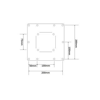 Bytecc ADAPTOR200 VESA Adapter 200 for TV Mount