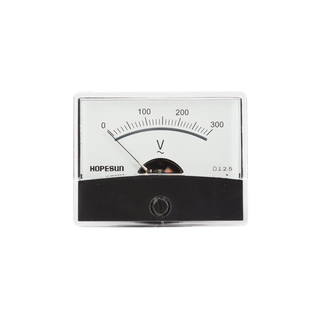 Velleman AVM60300 300V AC Panel Meter, Analog, 2.4" x 1.9"