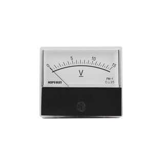 Velleman AVM7015 15V DC Panel Meter, Analog, 2.8" x 2.4"