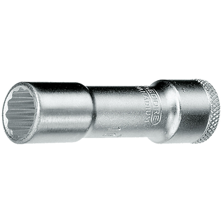 Gedore 6259810 D 30 L 7/16AF Bi-Hexagon UD Profile Long Pattern Socket, 7/16", 3/8"