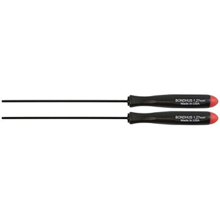 Bondhus 10654 2.5mm, 2.7" Ball End Screwdriver with ProGuard Finish, 2-Piece