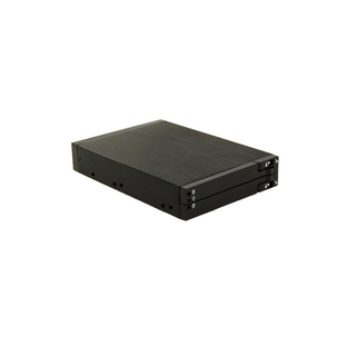 Bytecc BT-M240-BK  Dual 2.5" SATA Internal Enclosure (Mobile Rack) - Tray Less Design