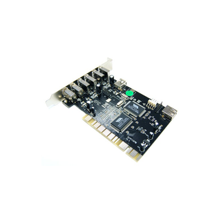 Bytecc BT-PCI-U2FW 4 Ext. + 1 Int. USB 2.0 Ports + 2 Ext. + 1 Int. Firewire 400/1394A Ports PCI Card