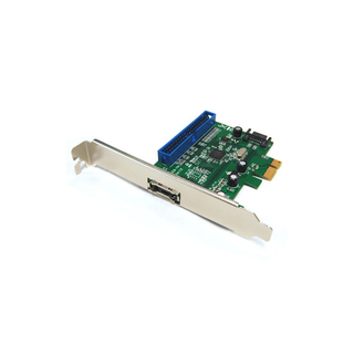 Bytecc BT-PES321I PCIe SATAIII 6Gbps 1 INTERNAL SATA port + 1 EXTERNAL eSATA port Host Card