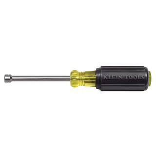 Klein Tools 630-5MM 5mm x 6.7" Cushion-Grip Hollow-Shank Nut Driver with 3" Shank