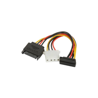 Athena Power CABLE-S15S15M4 SATA 15pin Converts to SATA 15pin + Molex 4pin