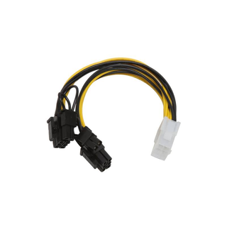 Athena Power CABLE-YPCIE628 PCIE 6pin Y-Split to 2 x PCIE 2.0 8pin(6+2pin)