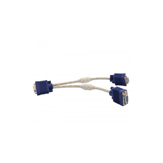 Syba CL-CAB32001 VGA HD15 Male to Dual VGA HD15 Female Adapter