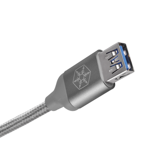 SilverStone CPU05C-500 Reversible USB-C to USB TYPE-A female cable