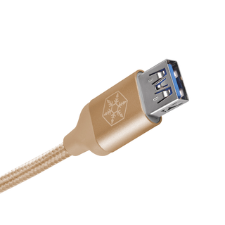 SilverStone CPU05G-500 Reversible USB-C to USB TYPE-A female cable