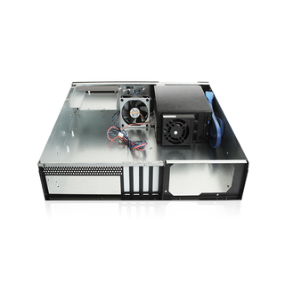 iStarUSA D-230HB-T-BLUE 2U Compact 3x 3.5" Bay Hotswap microATX Chassis