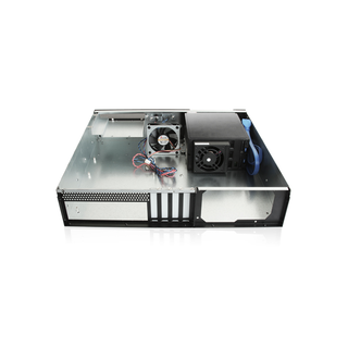 iStarUSA D-230HN-T 2U Compact 3x 3.5" Bay Trayless Hotswap microATX Chassis Black