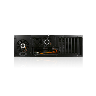 iStarUSA D-300-FS-RED 3U Compact Stylish Rackmount Chassis Front-mounted ATX Power Supply