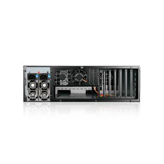 iStarUSA D-300LSEA-60S2UP8 3U High Performance Rackmount Chassis with 600W Redundant Power Supply