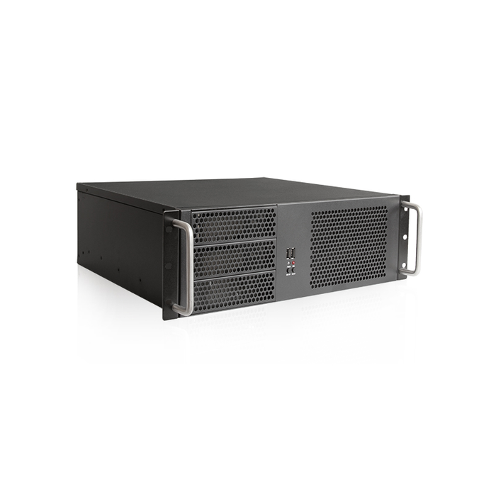 iStarUSA D-314-MATX 3U Compact Rackmount Chassis ATX Power Supply Compatible